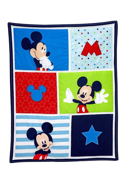 Disney Mickey Mouse 3 Piece Crib Bedding Set & Reviews Wayfair